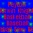 Blue background with red text repeating 'Peyton', 'Lorwin Knight', 'Basketball', 'Baseball', and 'ball Sexy' in a pattern, with green pixel artifacts scattered throughout