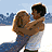 six pixelated images showing couples in intimate poses with a central text overlay reading "Dirty Dancing HAVANA NIGHTS" on brown background