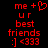 Red pixelated text and symbols on black background, with one version showing a heart symbol replacing the plus sign.
