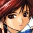 A pixelated anime-style character with brown hair and a blue-and-white outfit appears on the left side of a contact sheet, while the right side displays "Anime IM" text above "COM" in white pixelated font against black background.