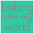 Teal background with gray text 'belong rules my world' where the word 'world' alternates between light and dark gray in a of nine