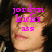A pixelated image of a person with brown hair and light skin, featuring pink text overlay on the left side.