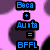 Pixelated text displays 'Boca + Aura = BFFL' on left and 'Alandi 4ever Lylat <3' on right against contrasting backgrounds.