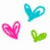 A static image with three instances of the name 'Austin' in different colors surrounded by heart shapes.