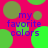 A static image with a bright pink background featuring scattered green and brown circles, with purple text reading 'my favorite colors' repeated four times.