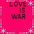A static pixel art image with a bright pink background, displaying four identical text blocks arranged in a