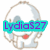 Pixelated cartoon head with light blue hair, red lips, and a white face; text overlays change across frames.