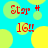 A static image with a bright cyan background featuring repeating yellow circular shapes and red text elements.