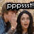 Animated sequence showing two people in a with text overlays changing across frames