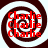 Four identical spiral patterns with red text 'Charlie' repeated three times inside each spiral on a white background.