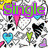 Six display text and symbols: 'Single', 'But', 'My' top ; 'Heart', 'Is', 'Taken' bottom with a cartoon character holding an object