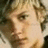 Pixelated close-up of a person with light brown hair on the left, pink text reading "I Luv Alex Pettyfer" on black background to the right.