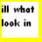Yellow background with white containing partial text and a black stick figure drawing