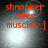 Four identical display orange text over a grayscale background with bright light effects