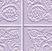 Four distinct architectural background patterns arranged in a 2x2 grid, each with swirling or curved line designs on light purple textured backgrounds.