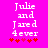 Pixelated text on bright pink background with red heart symbols below, showing two nearly identical frames with minor heart color variations.