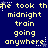 A static image with yellow pixelated text on a dark blue background, displaying repeated phrases and small white star-like shapes.