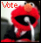 Animated contact sheet of Elmo from Sesame Street with changing text overlays across 8 frames, each showing the character's mouth open around a spoon-like object against a dark background.