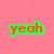 Pixelated text and symbols on a four-quadrant with distinct background colors