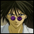 A pixelated anime-style character with brown hair and purple glasses appears on the left side of a contact sheet, while the right side displays stylized text reading "Anime IM" above smaller text that may be "COM" or similar.