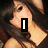 A woman with long dark hair and a brown hat appears in four , each showing text changes from "I" to "I Love" to "I Love Asians"