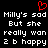 Red heart symbol above white pixelated text on black background, repeated in two