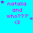 identical pixelated text and symbols on a bright cyan background, with variations in star placement and text color