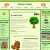 Pixelated green tree icon with brown trunk on light background, part of a retro web page layout.