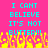 Bright pink background with cyan pixelated text reading "I CAN'T BELIEVE IT'S NOT BUTTER!!!" and yellow-orange pixelated flames at the bottom.