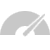 A static grayscale image showing a faint, pixelated arc shape with diagonal lines crossing its lower right portion.
