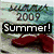 Four static display text and imagery: 'Summer! 2009' over a beach scene, 'OH! Nine' with green and blue text, 'Summer Nine!' over a pink flower, and 'Baby!' over a brown object