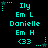 Cyan pixelated text and symbols on black background with animated star effects, displaying repeated names and status indicators.