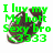 A football-shaped icon with green text overlays showing variations across three views, including "I luv my My hott Sexy bro <3333" and "4eva and Eva."