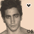 Two side-by-side pixelated images of a person with dark hair, each featuring heart symbols and 'B' text elements in different states.