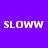 Pixelated text split across two colored backgrounds: 'SLOWW' on purple and 'FAST!' on light blue.