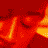 A 3x3 contact sheet of an animated AIM buddy icon featuring a red-and-orange color scheme with text elements and character portraits, arranged in a grid layout.