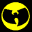 Yellow circular icon with black background showing a stylized face in multiple animation frames, each frame displaying slight variations in facial features and mouth position.