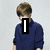 A four- shows a person in a blue shirt with a black rectangle over the face, a pink heart background with 'Love' text, a 'JUSTIN BIEBER' album cover, and a blank gray