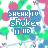 A static image of a repeated pattern featuring the text 'SHERATO Shake IT UP' in blue and green pixelated letters over a background with pink, green, and blue shapes.