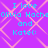 A static image with a purple background and pink geometric pattern displaying repeated cyan text "I love Olivia Haché and Kate:"