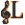 Pixelated static icon depicting a stylized figure with dark limbs and torso against a light background, featuring brown/orange accents on the head and lower body.