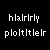Pixelated white text on black background with two of distorted words and 'My Anti-Drug' in right
