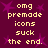 Static image with yellow text on dark purple background, featuring repeated phrases and star shapes.