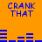 Blue pixelated text and bar graphs on orange background with animated horizontal bar movements.