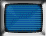 Six blue rectangular with silver borders arranged in two , each displaying the word 'next' in white text that changes across frames
