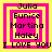 Four identical pixelated squares with pink and yellow borders display names Julia, Eunice, Martina, Haley and I LOVE YOU text.