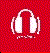 Animated contact sheet of a red-themed buddy icon featuring headphones and 'jimmy eat world' text in various states of animation across 25 frames.