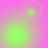 A pink gradient background with four green glowing orbs connected by dotted lines, each orb having a faint circular outline.