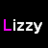 Five instances of the name "Lizzy" in white text with a pink accent on one letter, displayed against black and gray backgrounds.