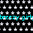Black background with white star pattern and cyan text repeating 'breezy girl' across three horizontal lines.